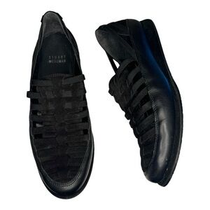 Stuart Weitzman slip on suede leather elastic shoes womens 6 M business casual